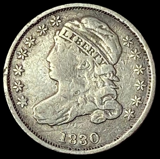 1830 Capped Bust Dime NICELY CIRCULATED