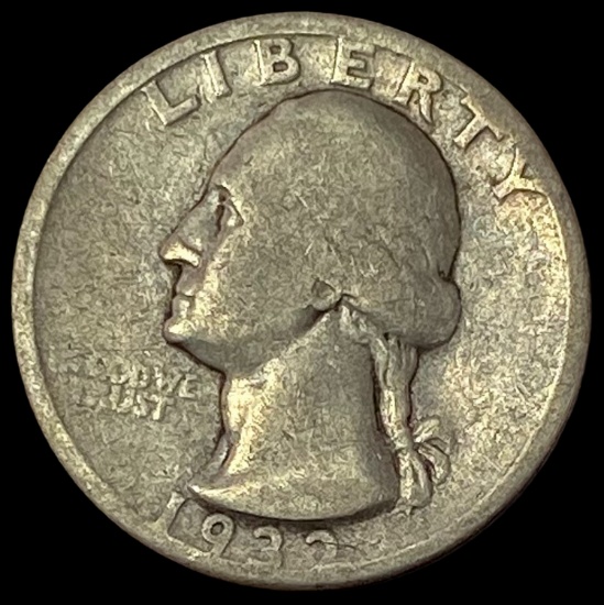 1932-D Silver Washington Quarter NICELY CIRCULATED