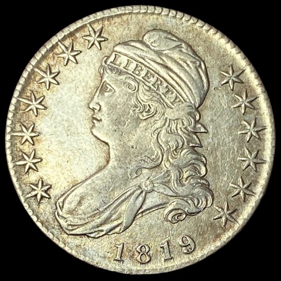 1819 Capped Bust Half Dollar CLOSELY UNCIRCULATED