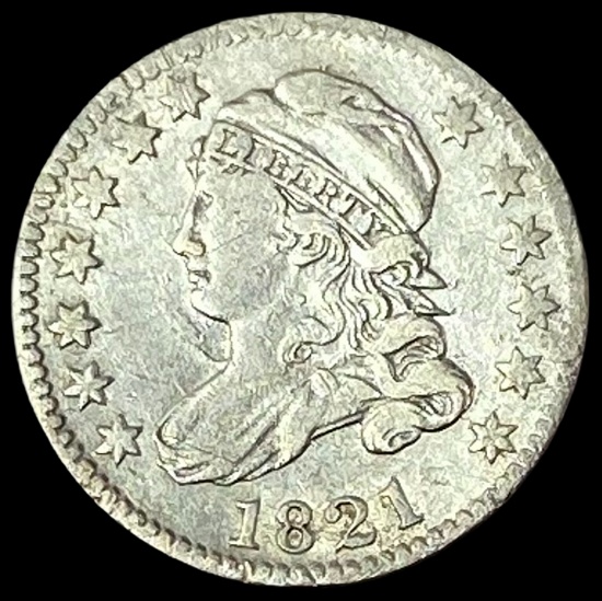 1821 Capped Bust Dime LIGHTLY CIRCULATED