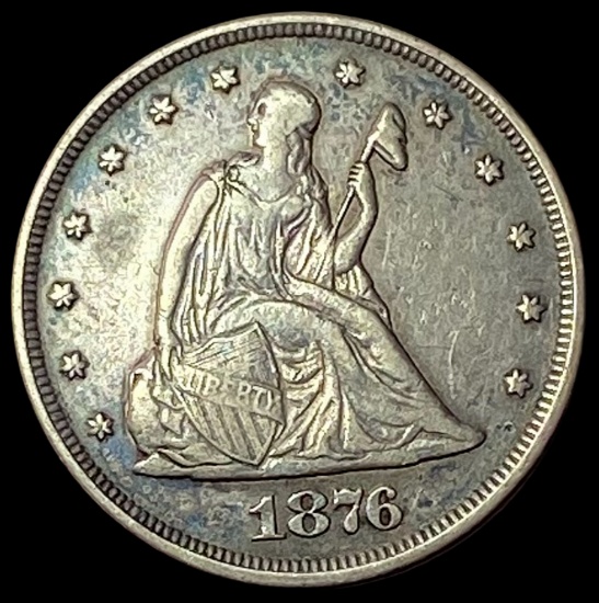 1876-S Silver Twenty Cents CLOSELY UNCIRCULATED