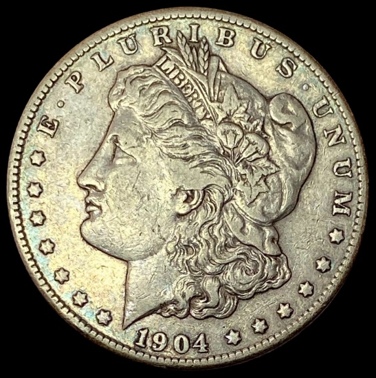 1904-S Silver Morgan Dollar LIGHTLY CIRCULATED