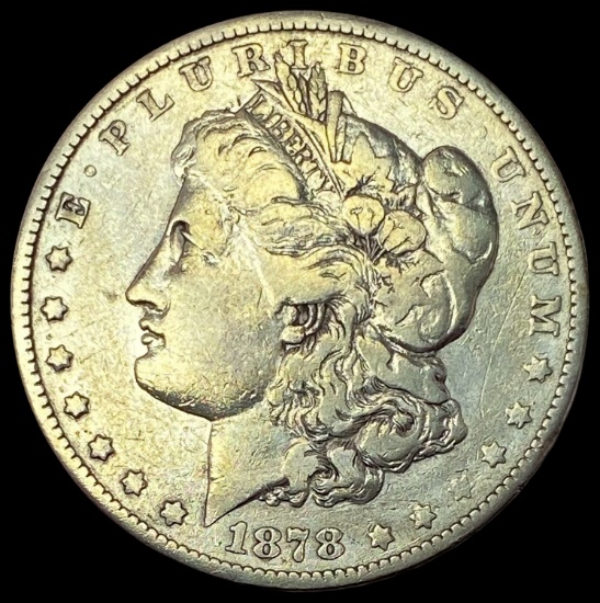 1878 Silver Morgan Dollar LIGHTLY CIRCULATED
