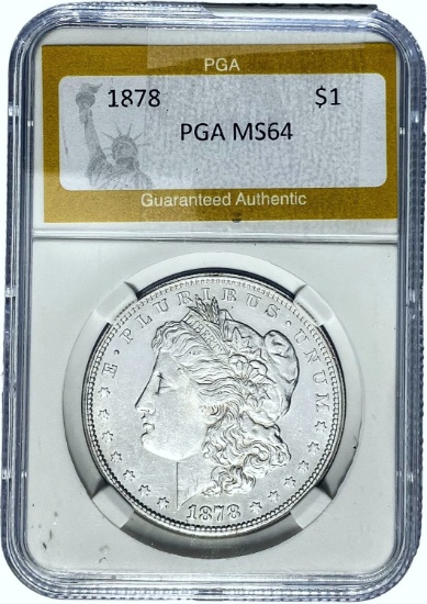 1878 Morgan Silver Dollar PGA MS64