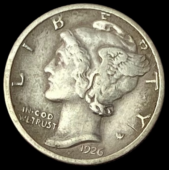 1926-S Mercury Dime LIGHTLY CIRCULATED
