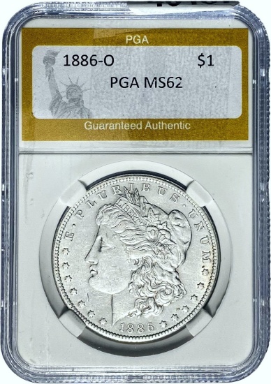 1886-O Morgan Dollar PGA MS62