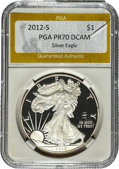 2012-S Silver Eagle PGA PR70 DCAM