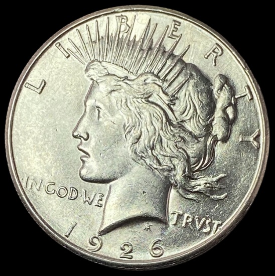1926-S Silver Peace Dollar CLOSELY UNCIRCULATED