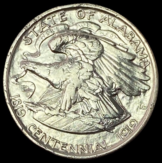 1921 Silver Half Dollar Alabama Centennial CLOSELY UNCIRCULATED