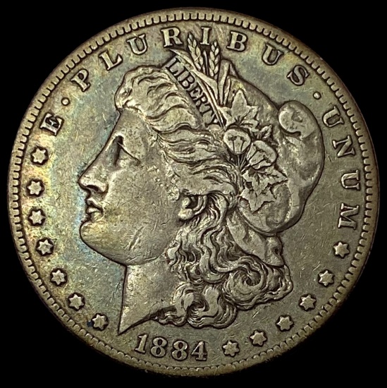 1884-S Silver Morgan Dollar LIGHTLY CIRCULATED