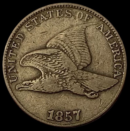 1857 Flying Eagle Cent LIGHTLY CIRCULATED