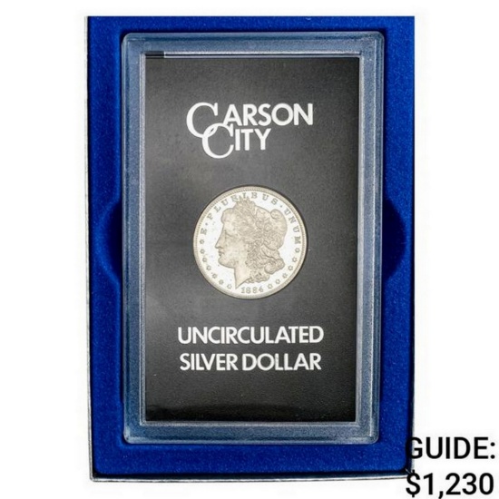 1884-CC Morgan Silver Dollar GSA UNCIRCULATED