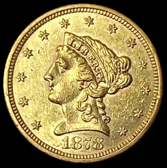 1878-S Gold $2.50 Liberty Head Quarter Eagle UNCIRCULATED