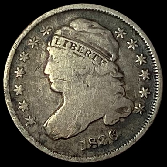 1826 Capped Bust Dime NICELY CIRCULATED