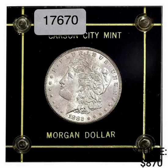 1882-CC Morgan Silver Dollar
