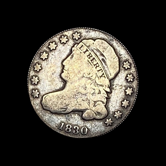 1830 Capped Bust Dime NICELY CIRCULATED