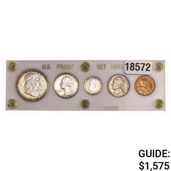 1951 U.S. Proof Set 1C-50C