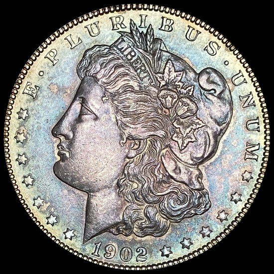 1902 Silver Morgan Dollar CLOSELY UNCIRCULATED
