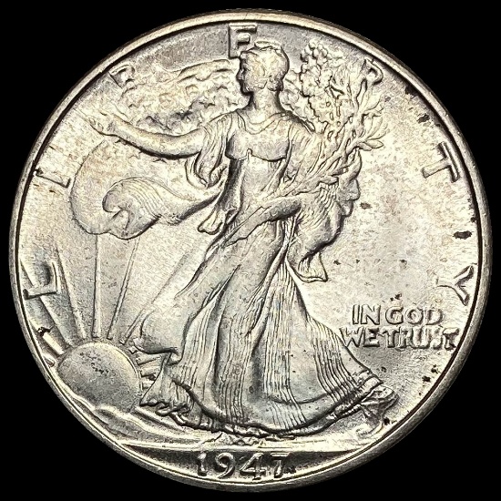 1947 Silver Half Dollar (Walking Liberty) GEM BU