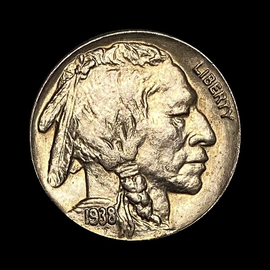 1938-D Nickel Five Cents Buffalo GEM BU