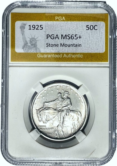 1925 Stone Mountain 50C PGA MS65+