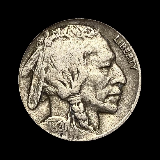 1920-D Buffalo Nickel LIGHTLY CIRCULATED