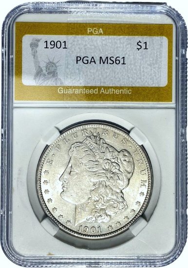 1901 Morgan Dollar PGA MS61