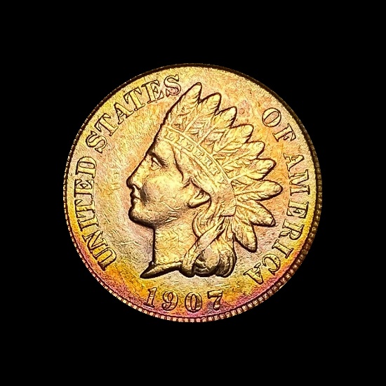 1907 Indian Head Cent CLOSELY UNCIRCULATED