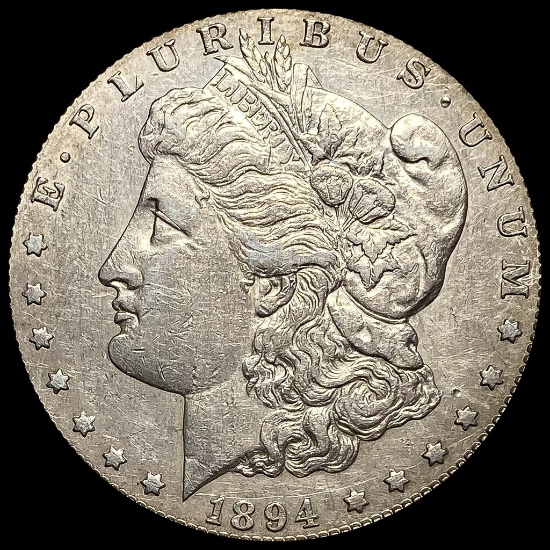 1894-S Silver Morgan Dollar NEARLY UNCIRCULATED