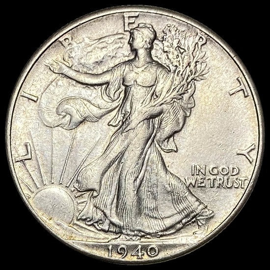 1940 Silver Half Dollar (Walking Liberty) CHOICE AU