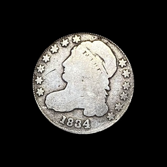 1834 Capped Bust Dime NICELY CIRCULATED
