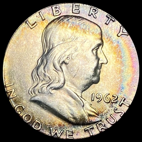 1962 Franklin Silver Half Dollar SUPERB GEM BU