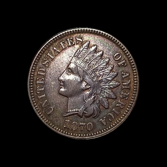 1870 Indian Head Cent CLOSELY UNCIRCULATED