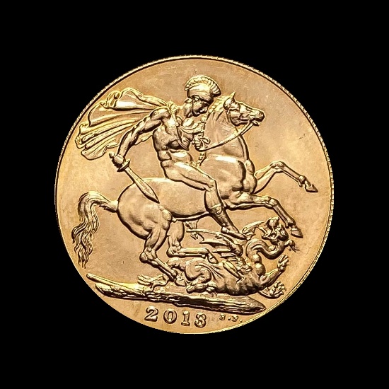 2018 Gold Sovereign United Kingdom GEM BU