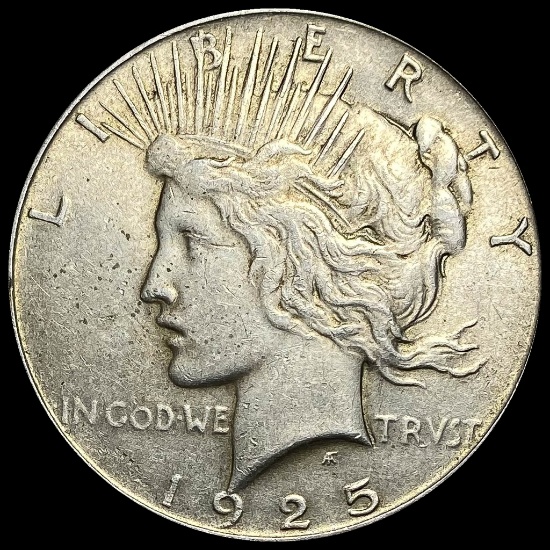 1925 Peace Silver Dollar CHOICE AU