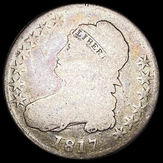 1817 Capped Bust Half Dollar NICELY CIRCULATED