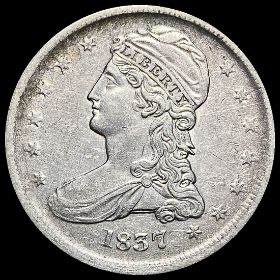 1837 Capped Bust Half Dollar CHOICE AU