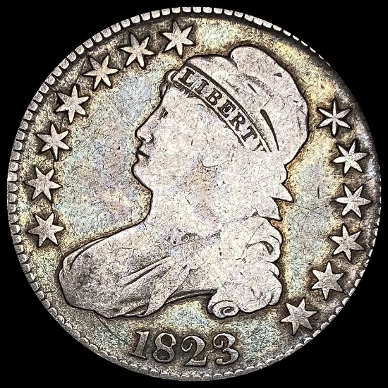 1823 Capped Bust Half Dollar NICELY CIRCULATED