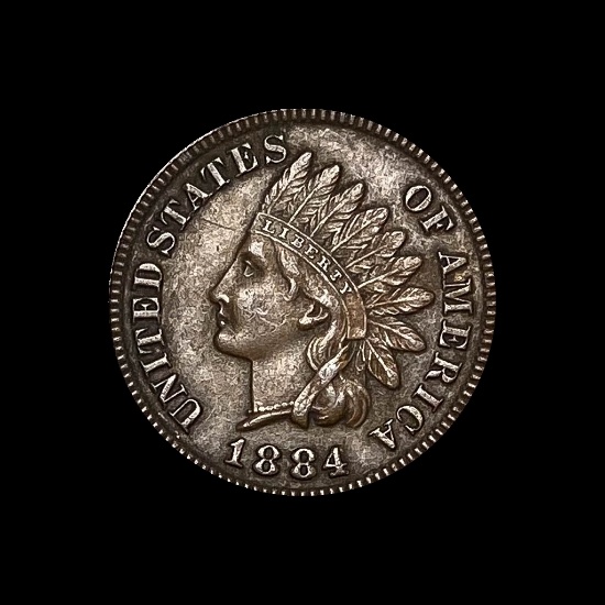1884 Indian Head Cent CLOSELY UNCIRCULATED