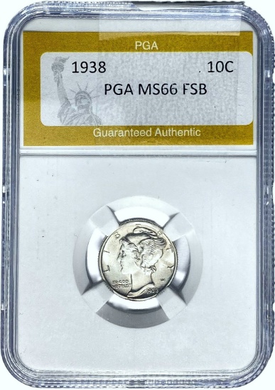 1938 10C PGA MS66 FSB