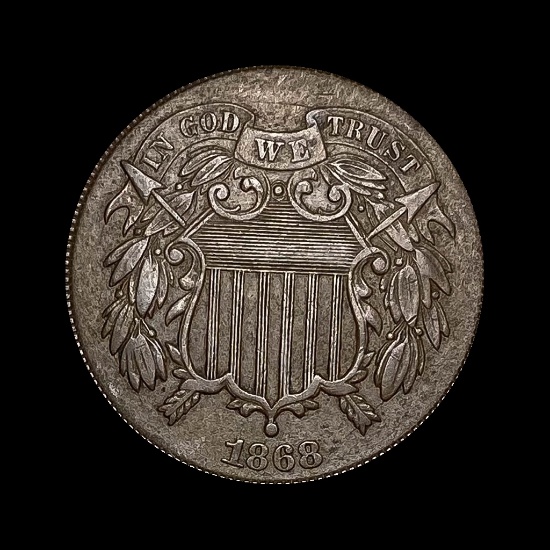 1868 Two-Cent Piece CLOSELY UNCIRCULATED
