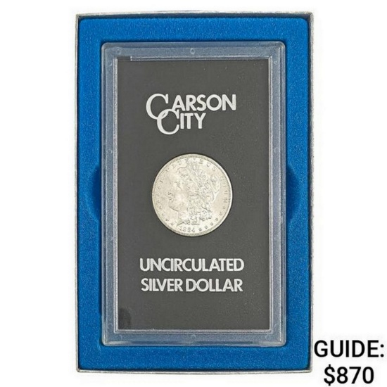 1884-CC Morgan Silver Dollar GSA