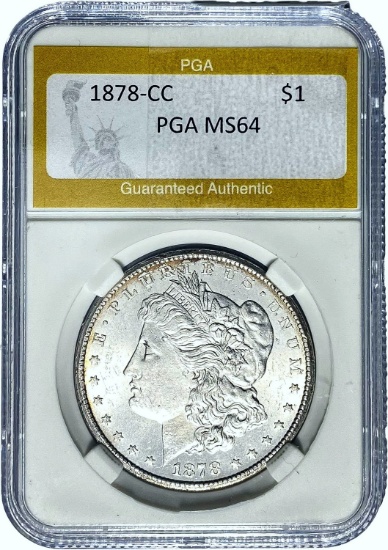 1878-CC Morgan Dollar PGA MS64