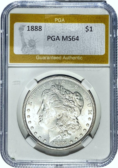 1888 Morgan Dollar PGA MS64
