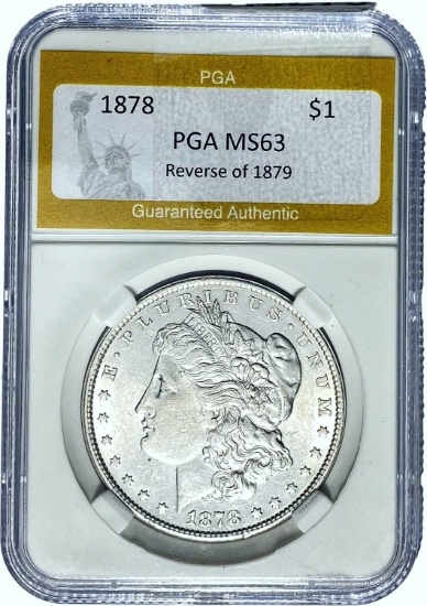 1878 Morgan Dollar PGA MS63