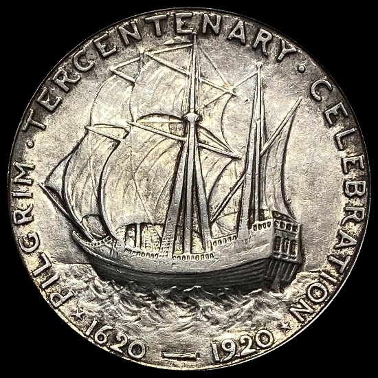 1920 Silver Half Dollar Pilgrim CLOSELY UNCIRCULATED