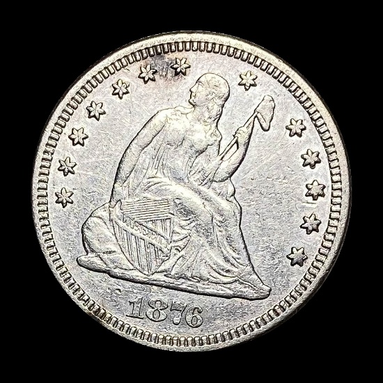 1876 Seated Liberty Quarter CLOSELY UNCIRCULATED