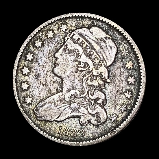 1832 Capped Bust Silver Quarter LIGHTLY CIRCULATED
