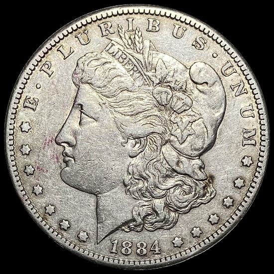 1884-S Silver Morgan Dollar CLOSELY UNCIRCULATED