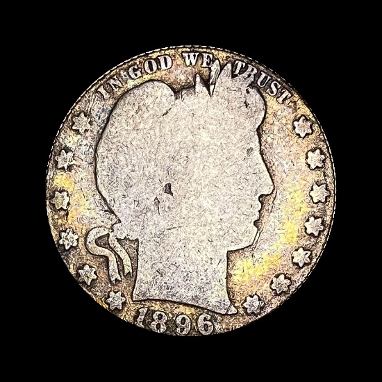 1896-S Barber Half Dollar NICELY CIRCULATED